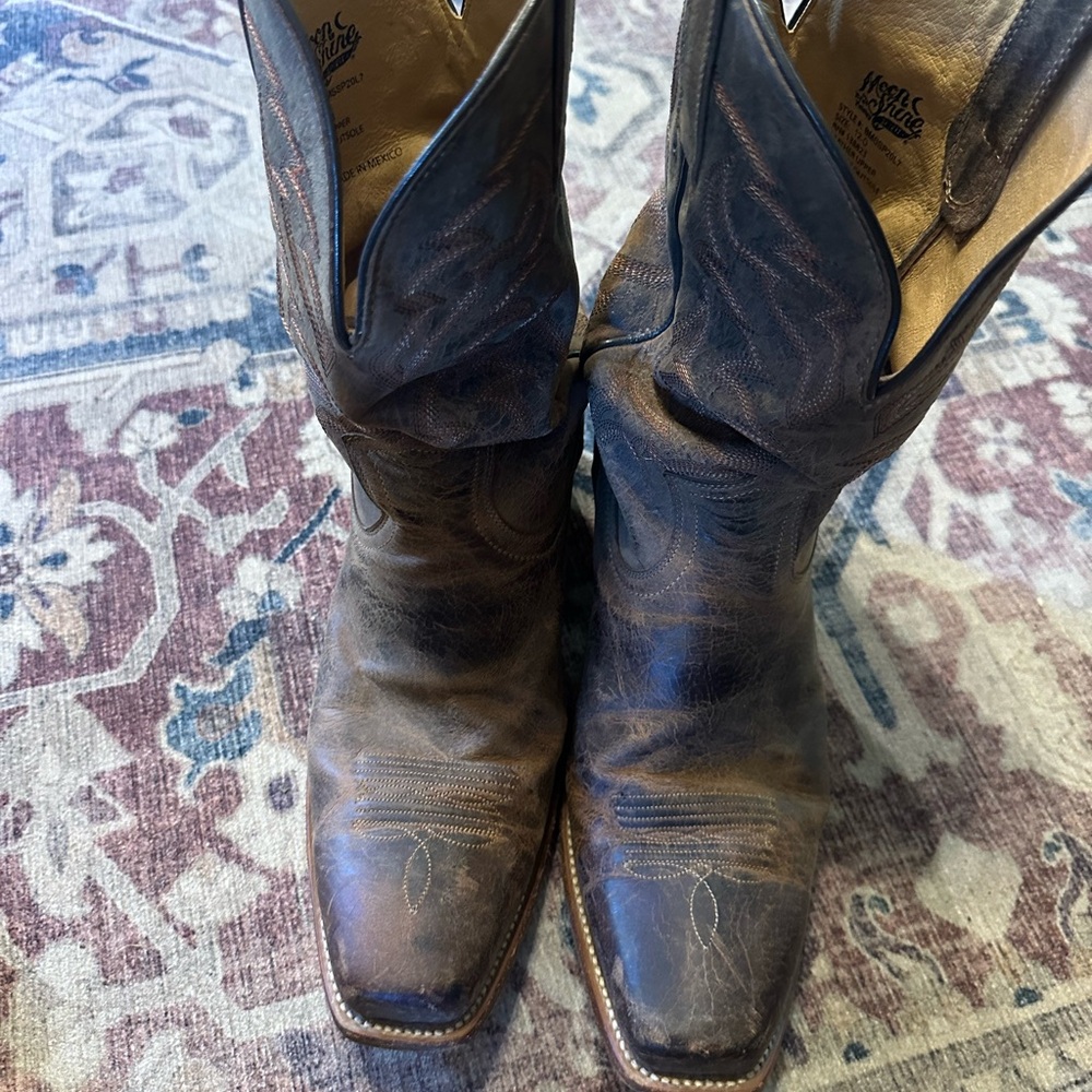 Spirit Men's Dark Brown Cowboy Boots